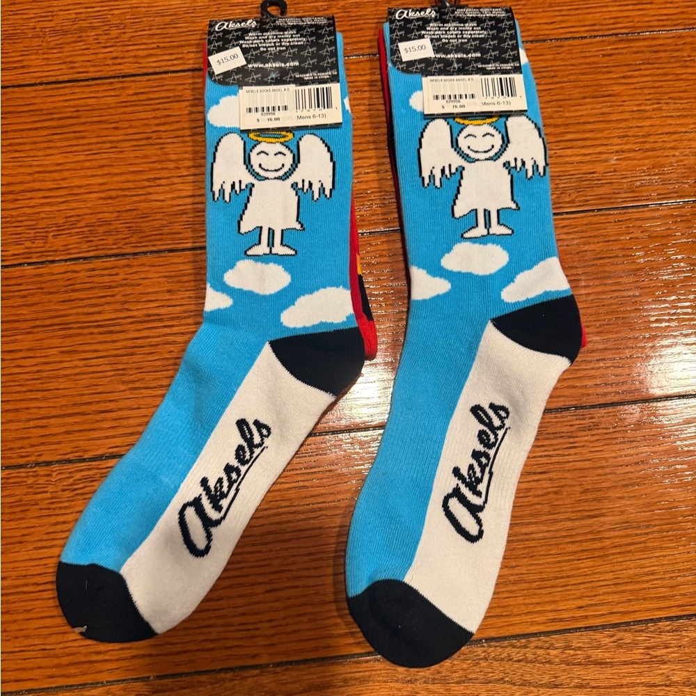 Aksels Angel and Devil Socks